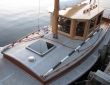 Wooden motor-sailing boat skold-22MS