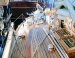 Classic wooden sailing yacht Grumant-31