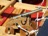 Копия корабельной пушки образца XVIII века