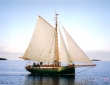 Classic wooden sailing yacht Grumant-31