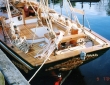 Classic wooden sailing yacht Grumant-31