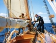 Classic wooden sailing yacht Grumant-31