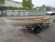 Wooden rowing boat FOFAN