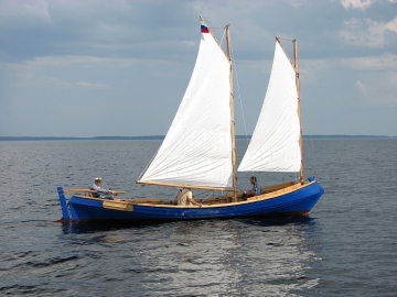 Traditional wooden boat Soima